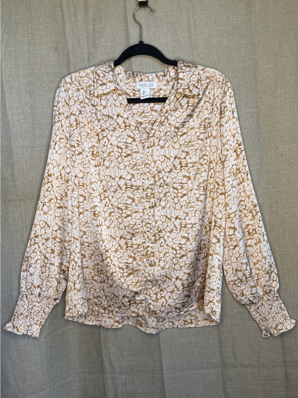 Rachel Zoe Animal Print Blouse